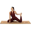 Коврик для йоги Пробковый каучуковый двухслойный Yoga mat RECORD
 FI-7156-2 183x61мx0.4cм