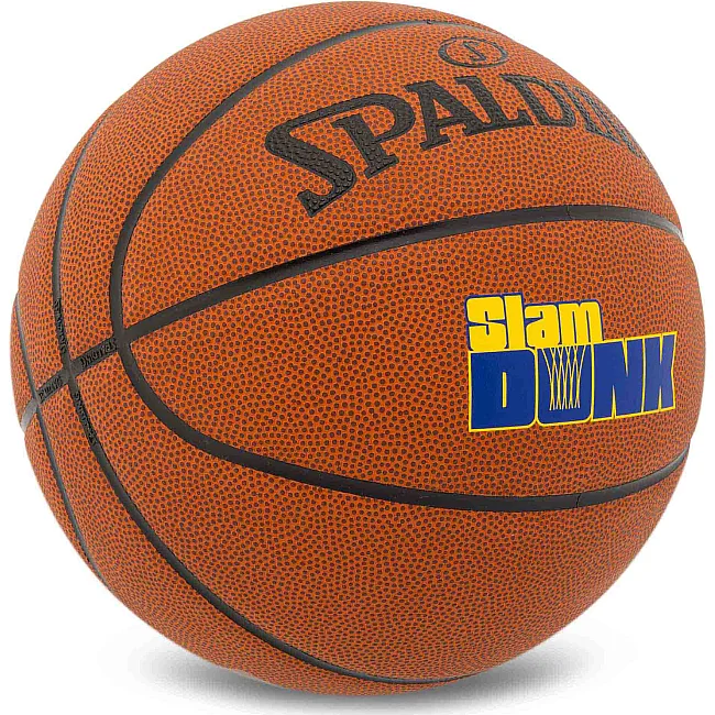 Баскетбольний м'яч
 SPALDING SLAM DUNK 77935Y
 7 (Коричневий)