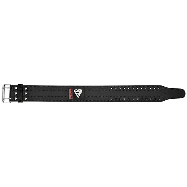 Пояс для пауэрлифтинга RDX кожаный RD1 Black