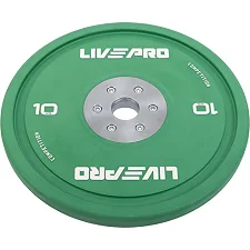 Бамперный диск резиновый LiveUp LP8335-10 ø50.5мм 10кг