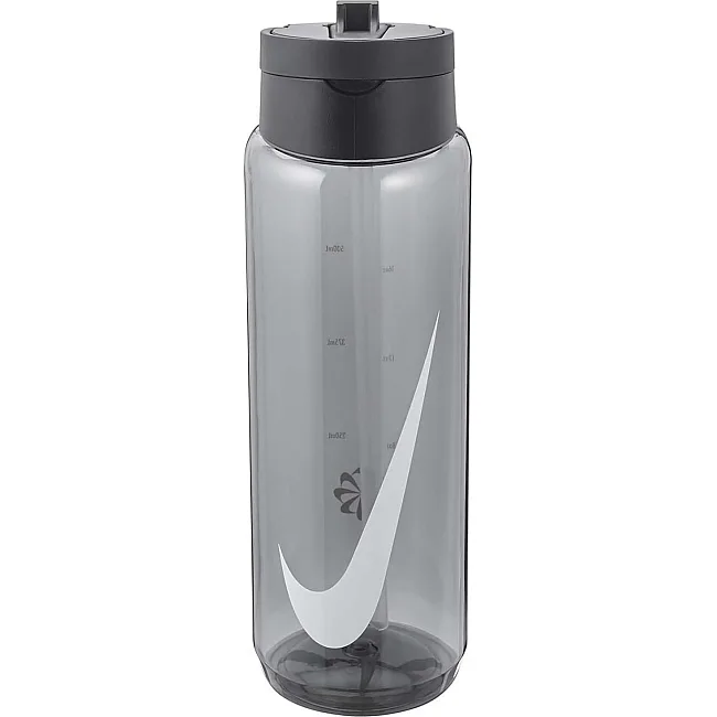 Бутылка Nike TR RENEW RECHARGE STRAW BOTTLE 24 OZ черная, белая 709 мл