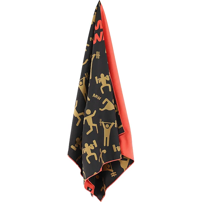 Спортивное полотенце
 из микрофибры MADWAVE
 SPORT M076306200W 140 см
х80см (Черный)