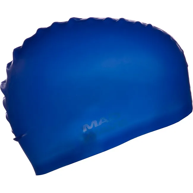 Шапочка для бассейна
 силиконовая увеличенного объема MADWAVE
 Intensive Big M053112 (Синий)