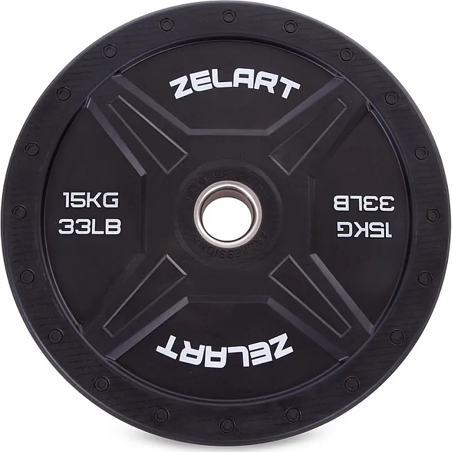 Бамперний диск гумовий

 ZELART
 TA-2258-15 50,4мм 15кг