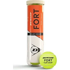 Мячи для тенниса Dunlop Fort clay court 4B пластик банка