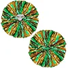 Помпони кулясті Кулі круглі блискучі SP-SPORT Pom-Poms C-0839 2шт (Зелений-золотий) Помпони кулясті Кулі круглі блискучі SP-SPORT Pom-Poms C-0839 2шт (Зелений-золотий)