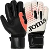 Вратарские перчатки профессиональные с защитой пальцев JOMA PREMIER 401195-201 7-12-оранжевый (Белый-черный-оранжевый)