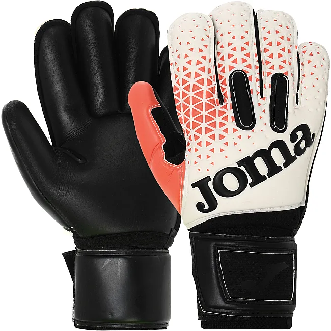 Воротарські рукавички
 професійні із захистом пальців JOMA

 PREMIER 401195-201
 7-12
-помаранчевий (Білий-чорний-помаранчевий)