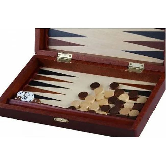 Нарды Madon BACKGAMMON MALE черный, коричневый, бежевый 28х33 см