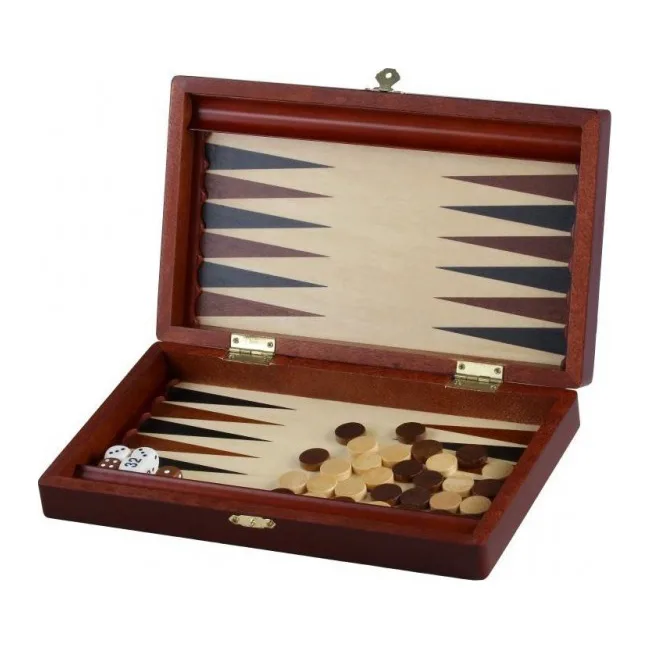 Нарды Madon BACKGAMMON MALE черный, коричневый, бежевый 28х33 см