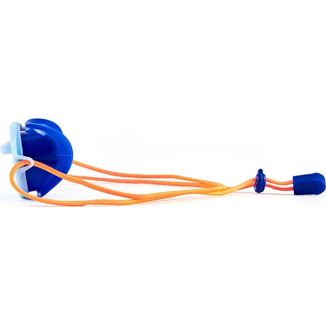 Детские очки для плавания Speedo KIDS SUNNY G S SHLLS 451 голубой, синий оранжевый OSFM