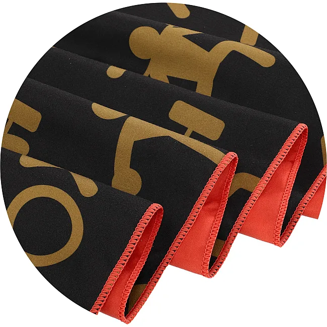 Спортивное полотенце
 из микрофибры MADWAVE
 SPORT M076306200W 140 см
х80см (Черный)
