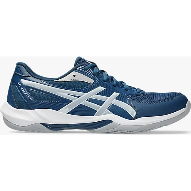 Кроссовки мужские сквош Asics Gel-Rocket 12 Mako Blue/Piedmont Grey