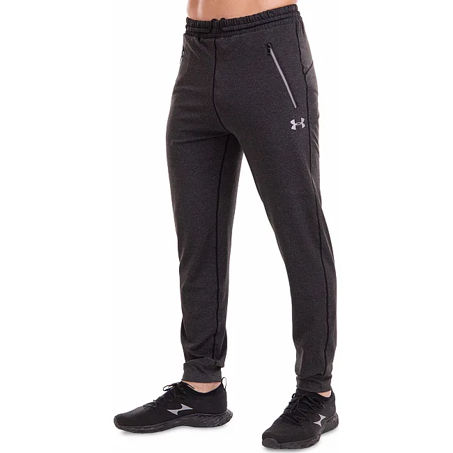 Спортивные штаны мужские на манжете UNDER ARMOUR CO-8817 (Черный)