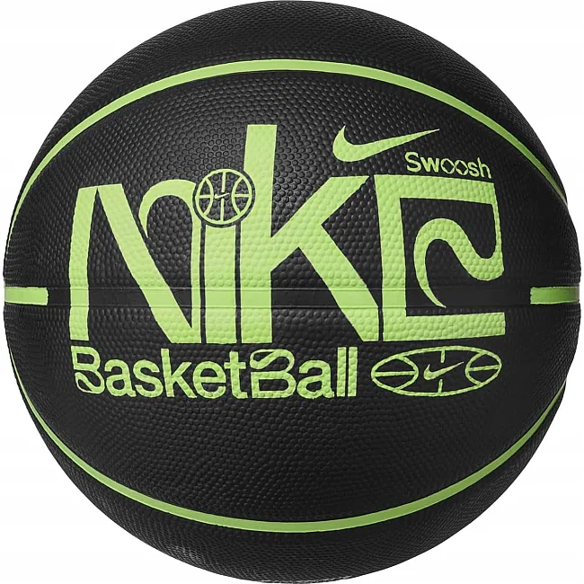 Мяч баскетбольный NIKE EVERYDAY PLAYGROUND 8P GRAPHIC DEFLATED BLACK/LIME BLAST/LIME BLAST size 5