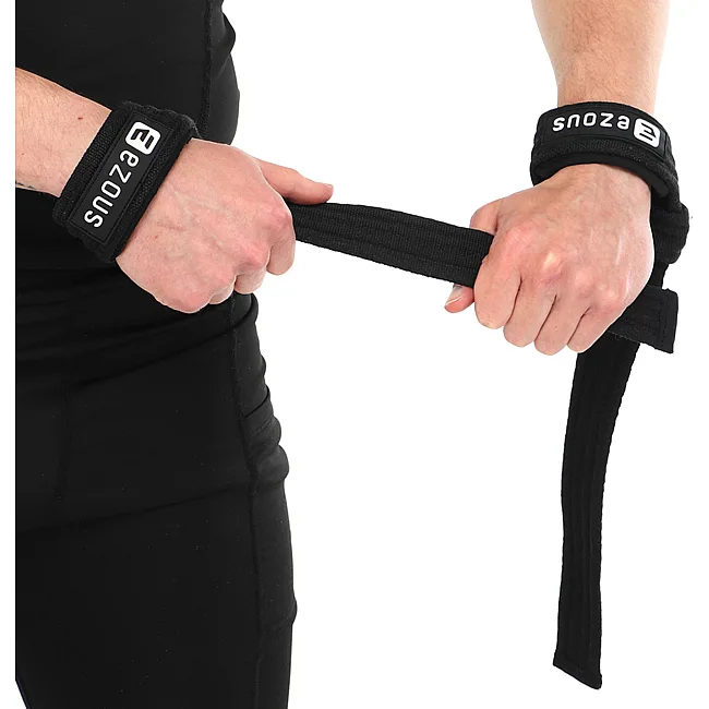 Лямки для тяги LIFTING STRAP EZOUS B-05 2шт (Черный)