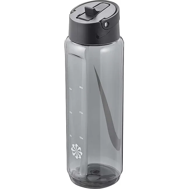 Бутылка Nike TR RENEW RECHARGE STRAW BOTTLE 24 OZ черная, белая 709 мл
