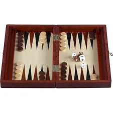 Нарды Madon BACKGAMMON MALE черный, коричневый, бежевый 28х33 см