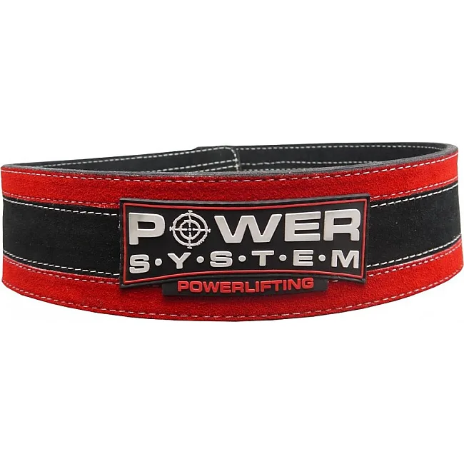 Пояс для тяжелой атлетики POWER SYSTEM Stronglift PS-3840 Black/Red