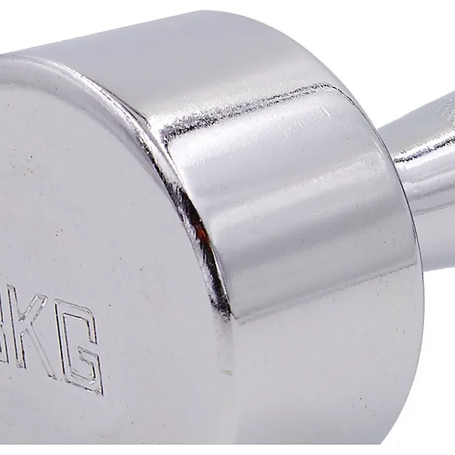 Гантель цельная стальная хромированная ZELART
 SC-8017-3 1шт 3кг хром