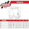 Компрессионные шорты для ММА RDX MMA T16 2-в-1 RED/BLACK