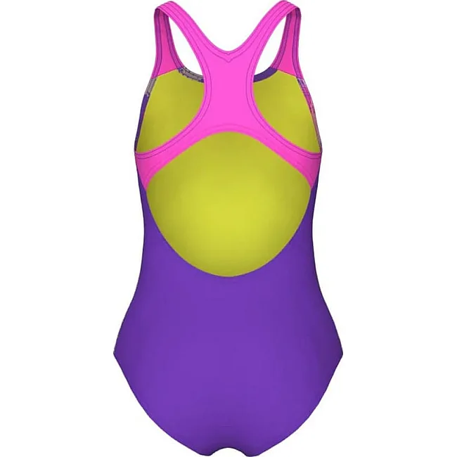 Купальник для девочек Arena LIGHT TRICKS SWIMSUIT SWIM PRO фиолетовый