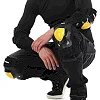 Комплект мотозащиты наколенники и налокотники с LED подсветкой SOULRIDING SP-SPORT M-9331-LED