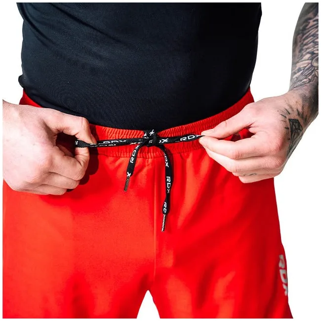 Компрессионные шорты для ММА RDX MMA T16 2-в-1 RED/BLACK