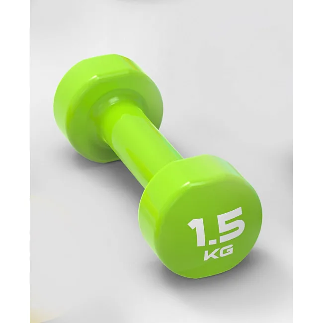 Гантель виниловый 1шт STUDIO DUMBBELL 1,5кг