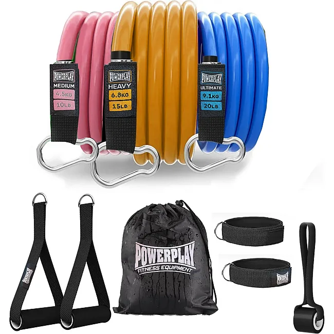 Набір трубчастих еспандерів POWERPLAY PP-4101 Expander Tube Set 3шт. (до 18,2 кг.)