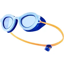Детские очки для плавания Speedo KIDS SUNNY G S SHLLS 451 голубой, синий оранжевый OSFM