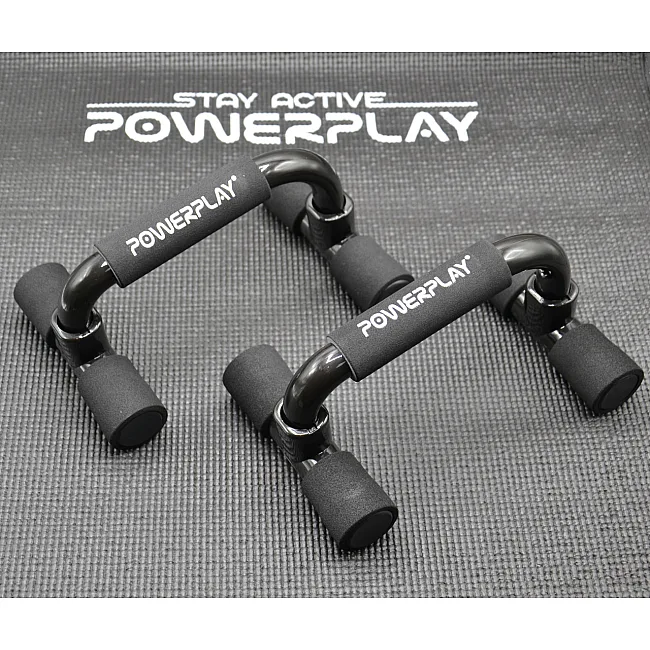 Упоры для отжиманий POWERPLAY 4316 Push Up Bars пластиковые (Скошенные)