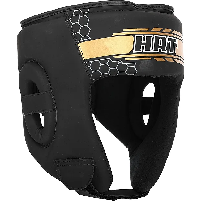 Шолом для боксу відкритий
 PU HARD TOUCH BO-4234 (Чорний-золотий)