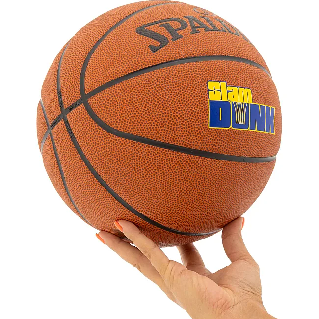 Баскетбольний м'яч
 SPALDING SLAM DUNK 77935Y
 7 (Коричневий)
