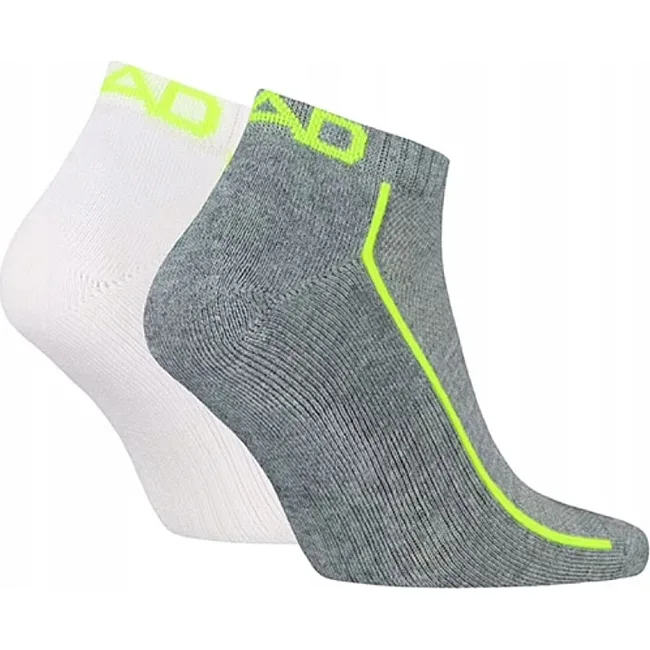 Носки Head ALL SPORTS PERFORMANCE SNEAKER 2P серый, белый