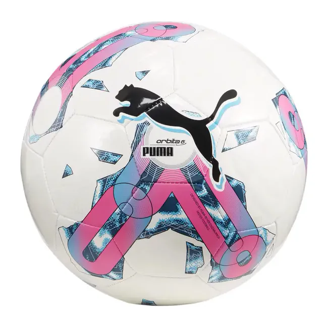 М'яч футбольний PUMA Orbita 6 MS 430 білий, рожевий, мультиколор 5