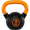 Гиря тренировочная цельная
 с окрашенной ручкой LiveUp Urethane competition kettlebell UAZE5336-16 вес 16кг