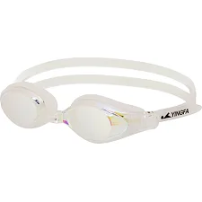 Очки для плавания взрослые радужные линзы YINGFA Y2600AF-V (Белый)