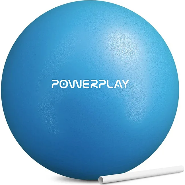 М'яч для пилатеса, йоги и реабилитации PowerPlay PP_4415 Body Shape Ball 22 см Синий