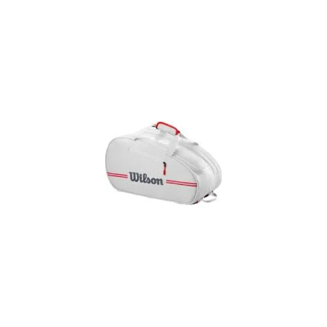 Чехол для теннисных ракеток Wilson PADEL Team bag off white