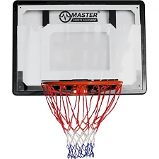 Щит баскетбольный MASTER MASSPSB-37, 80 x 58 см, чёрно-белый