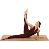 Коврик для йоги Пробковый каучуковый двухслойный Yoga mat RECORD
 FI-7156-2 183x61мx0.4cм