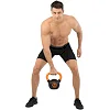 Гиря тренировочная цельная
 с окрашенной ручкой LiveUp Urethane competition kettlebell UAZE5336-16 вес 16кг