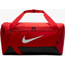 Сумка спортивна Nike NK BRSLA S DUFF - 9.5 41L чорний, червоний 51x28х28 см