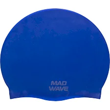 Шапочка для бассейна силиконовая увеличенного объема MADWAVE Intensive Big M053112 (Синий)