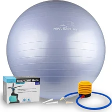 Фитнес мяч (фитбол) POWERPLAY 4001 Ø75см Sky Blue + насос