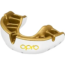 Капа для бокса OPRO Self-Fit GEN5 Gold Level White Gold