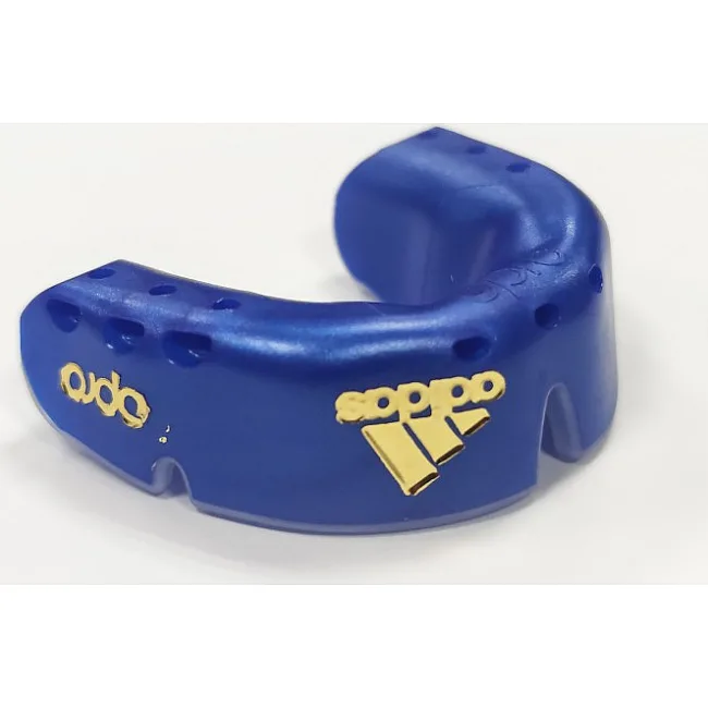 Капа для бокса взрослая Adidas Opro Gold | синий/серебро | Adidas ADIBP35