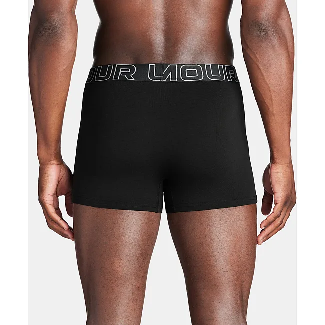 Чоловічі труси UNDER ARMOUR Performance Cotton 3 3 Pack Black Steel