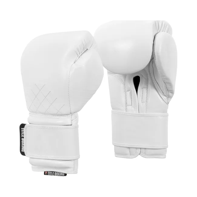 Рукавиці боксу TITLE Boxing Ko-Vert White